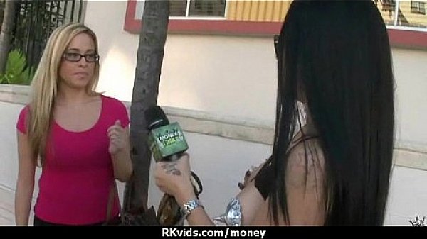 Slutty amateur babe is paid cash from some crazy public sex 11