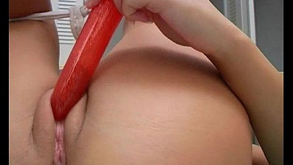 Young naked girl fucking herself on the dressing room floor