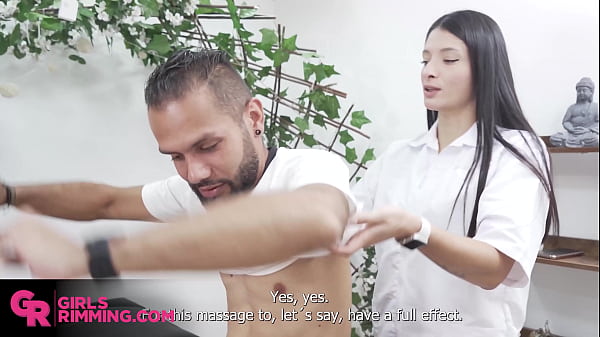 GIRLSRIMMING - Sexy MILF Salome Gil ass fucked after she gives an outstanding sloppy rimming