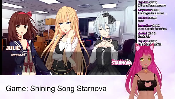 VTuber LewdNeko Plays Shining Song Starnova Julie Route Part 5  