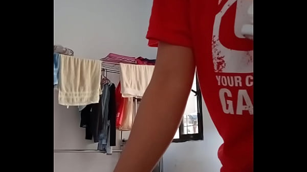 His roommate invited him to see a movie on the weekend, he wasn't red to fuck her and she came inside without telling him, I'm the landlord.