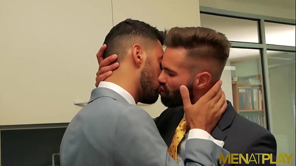 Suited Colleagues Ass Breed In Office 