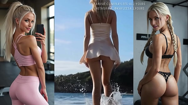 Perfect Blonde Booty Compilation - AI Generated