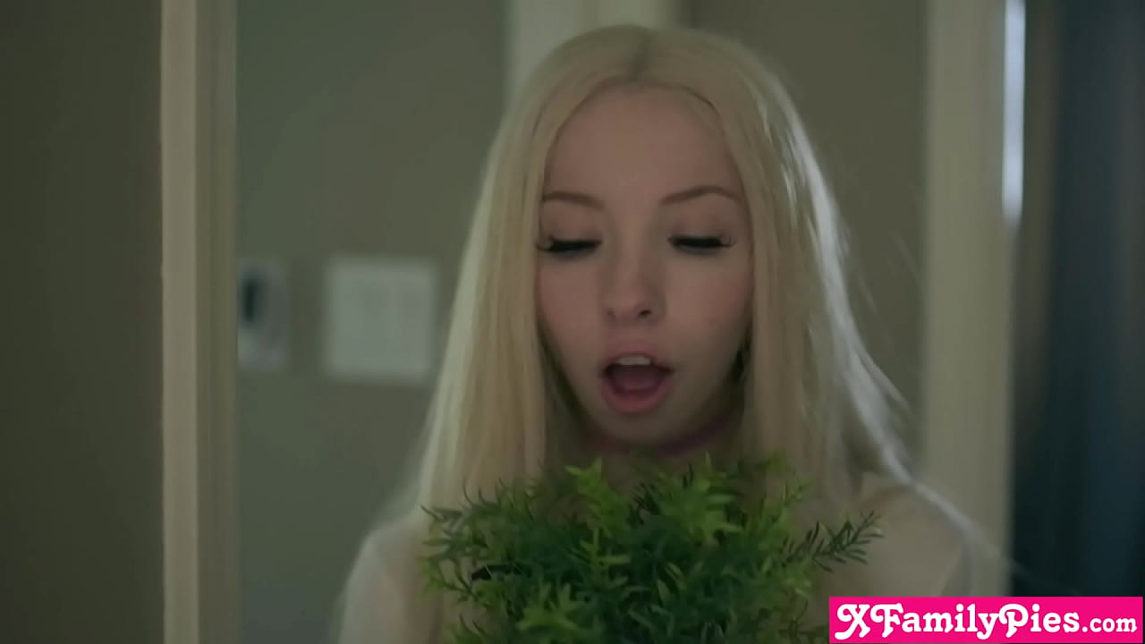 My insatiable young petite stepsister could not stop maturbating the slut