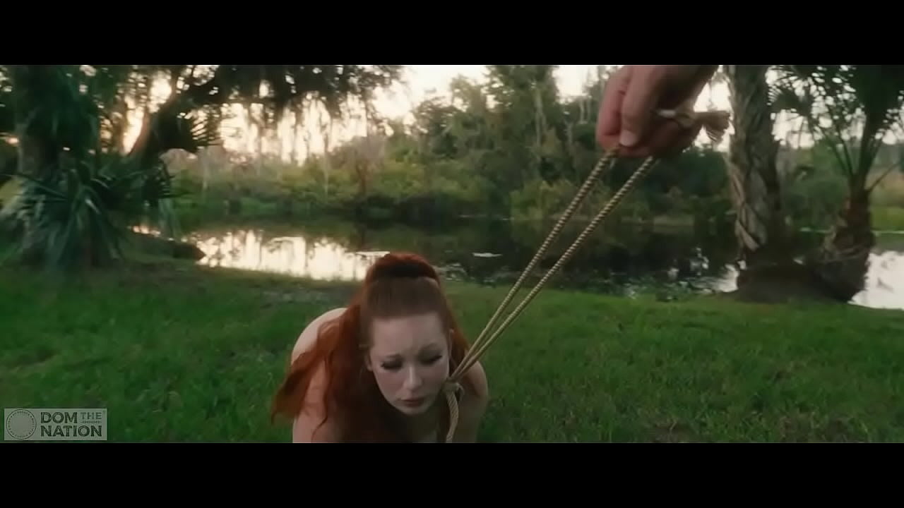 Big ass babe, Siren, crawl from the swamp to rim her dom's ass swallow piss