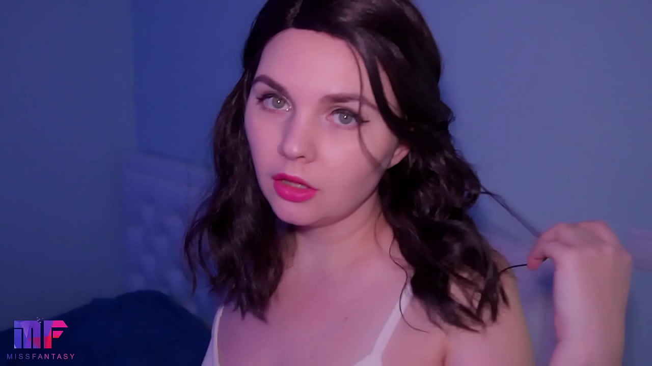 Blowjob and eye contact, busty stepsister, pussy creampie