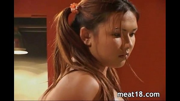 Cute teen being pumped with a hard cock