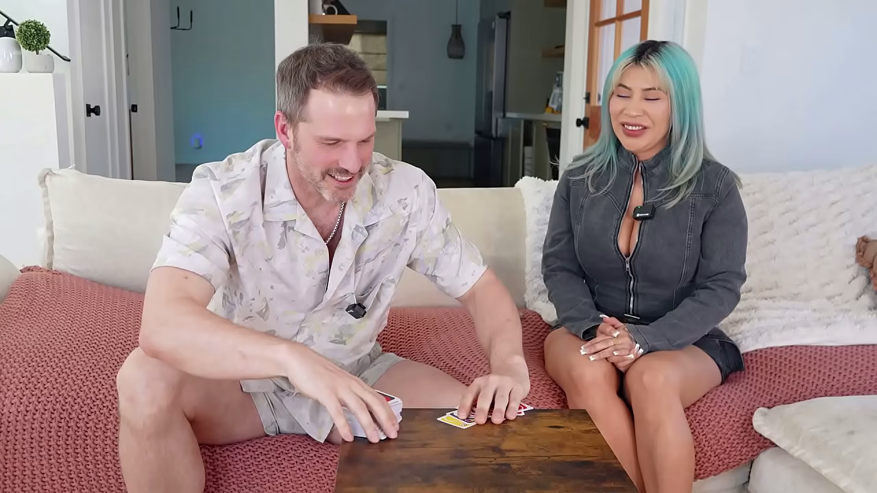 Big Ass Latina Playing Naked Uno and Twister on Tom Games Podcast