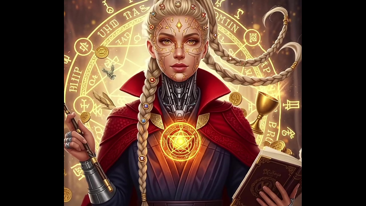 Animated AI Android Alita