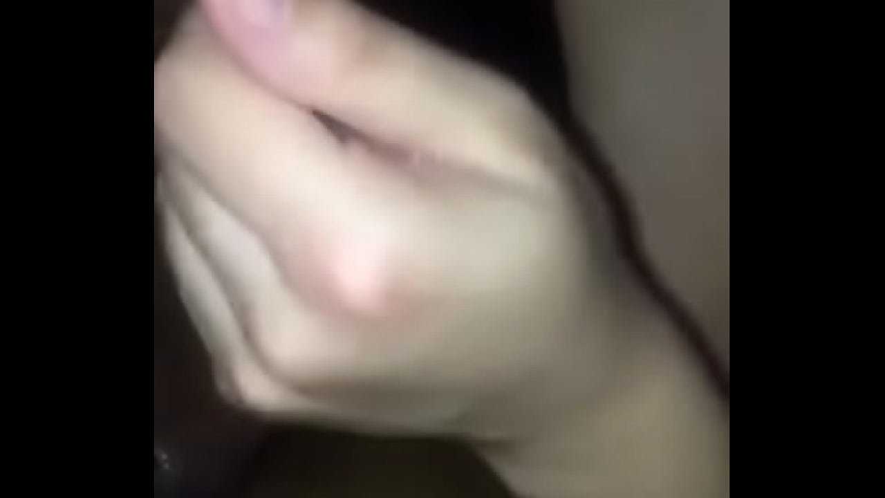 Asian girl spits on black dick