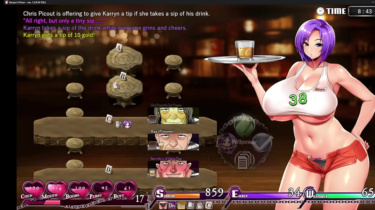 Hentai Warden Titty Fucks