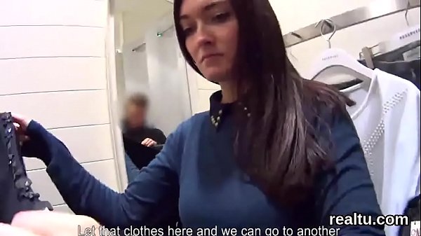 Striking czech nympho gets seduced in the mall and banged in pov