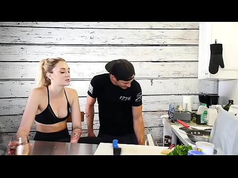 "Pornstars chatting and cooking"