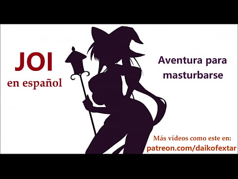 Instrucciones para masturbarse en un juegocon una hechicera. ¡Audio en español!