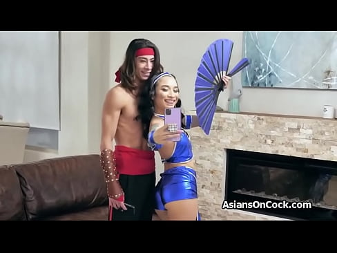 Asian cosplay chick is ready for hard dicking