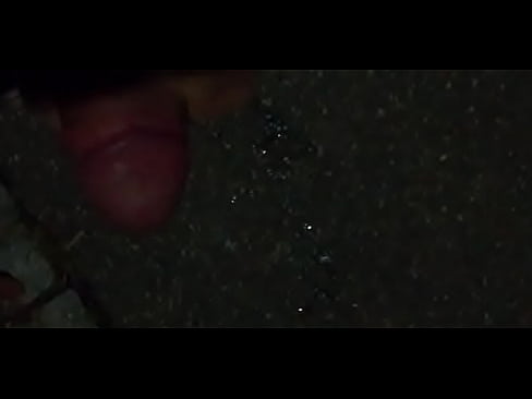 Cumming in the Night in Public