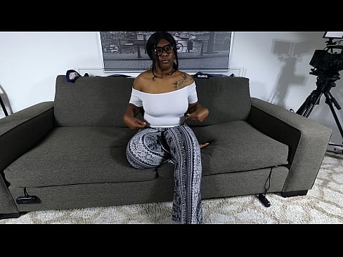 Black Nerd Sucks Cock and Takes Dick in Her Asshole