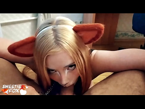 Beauty Deep Blowjob after the Game in the Fox Suit - Cum Swallow  Beauty Deep Blowjob after the Game in the Fox Suit - Cum Swallow