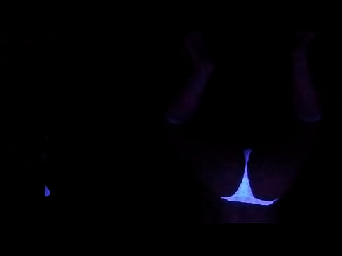 Slut Fucks Under Black Light