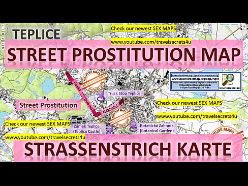 Street Prostitution Map of Teplice, Czech Republic with Indication where to find Streetworkers, Freelancers and Brothels. Also we show you the Bar, Nightlife and Red Light District in the City