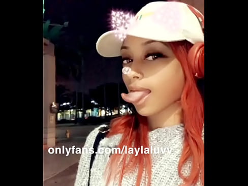 Put lil b. on ice with that sexy thing showing off her long tongue!