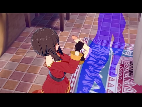 KonoSuba Hentai - Megumin Handjob