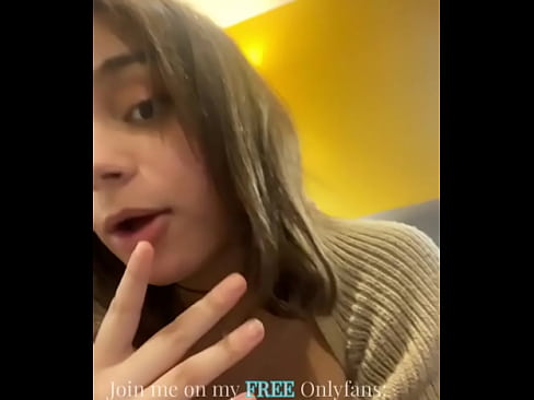 Cute french teen with a huge ass talks to you