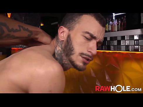 Interracial Bareback With Naughty Gays
