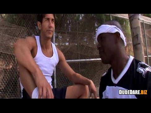 Totally Straight African American sucking a Gay Guy