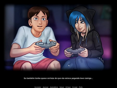 Jogo Pornô 2D, Summertime Saga ep 59 - Fui na casa da Novinha Gótica jogar Vídeo Game  Jogo Pornô 2D, Summertime Saga ep 59 - Fui na casa da Novinha Gótica jogar Vídeo Game