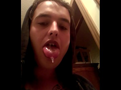 Eat own cum pt. 2