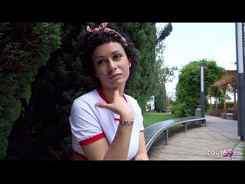 GERMAN SCOUT - DEEP BAREBACK ASS FUCK FOR LATINA TEEN AT PUBLIC AGENT CAST