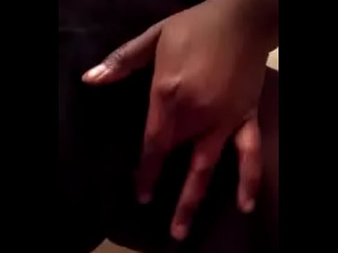 April fingering her pussy