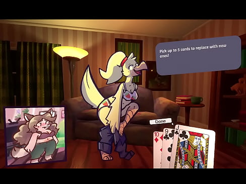 Failed furry party results in strip poker
