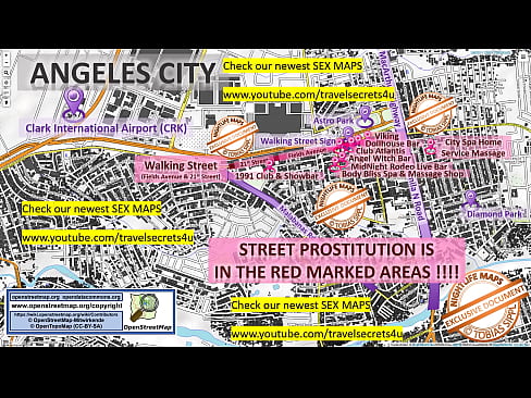Street Prostitution Map of Angeles City, Phlippines with Indication where to find Streetworkers, Freelancers and Brothels. Also we show you the Bar, Nightlife and Red Light District in the City.