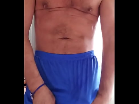 Pervy Papi is on vacation and that always makes him extra horny! This time he's in his new blue silkies with boner bulge! ...  Pervy Papi is on vacation and that always makes him extra horny! This time he's in his new blue silkies with boner bulge! ...