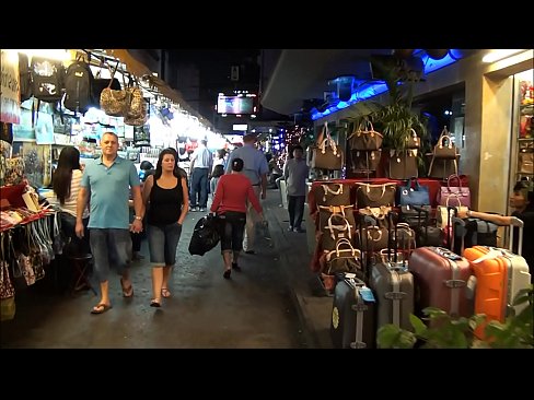 Thailand Street Night Scene