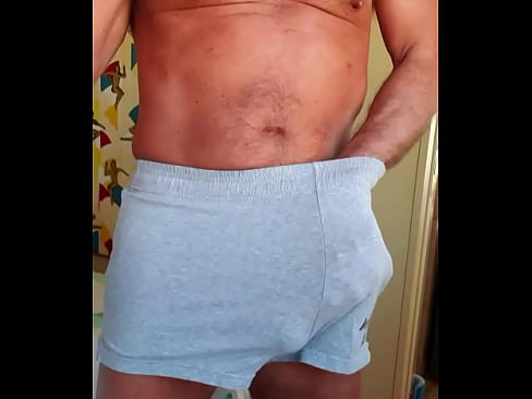 Pervy PapiFachero loves his new Muscle Alive shorts, but they're too tight and short for the gym, even with a jock, so th ...