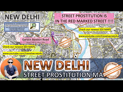 Street Prostitution Map of New Delhi, India with Indication where to find Streetworkers, Freelancers and Brothels. Also we show you the Bar, Nightlife and Red Light District in the City