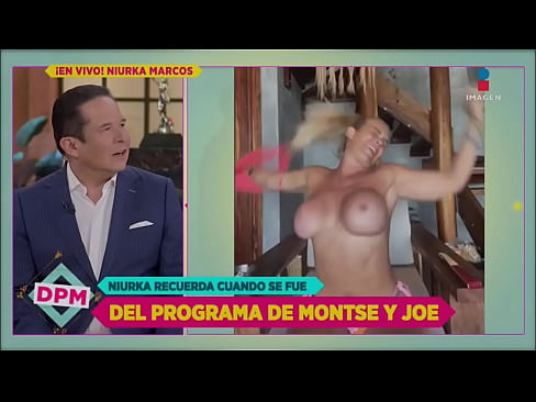 niurka marcos muestra sus chichotas en la tv de México