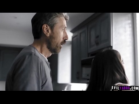 Whaaaam! This is some serious step Dad vs Daughter spanking!