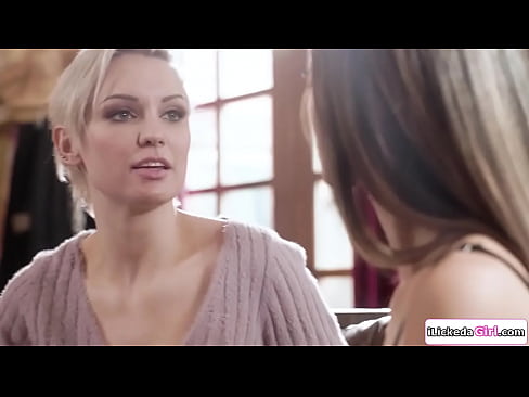 A lesbian teen gives her stepmom a gift.The milf gets turned on,kisses and masturbates her stepdaughter.The cougar licks then facesits the asian babe.  A lesbian teen gives her stepmom a gift.The milf gets turned on,kisses and masturbates her stepdaughter.The cougar licks then facesits the asian babe.