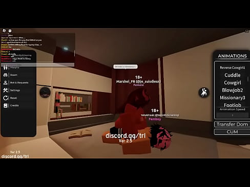 Roblox Porn | Devil Girl Slurps Femmie Cock