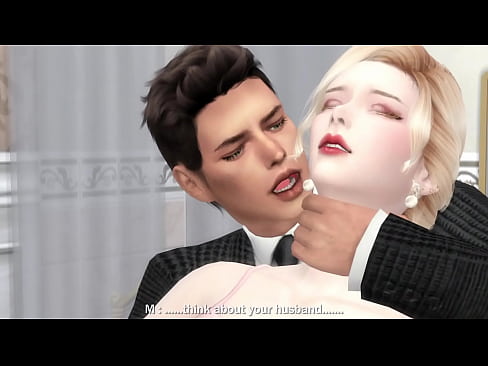 【sims4 porn】Cheating housewife being fucked beside her husband by his boss 03