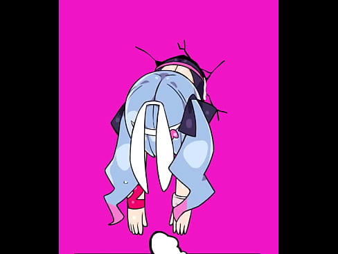 Rabbit hole miku reaction by size