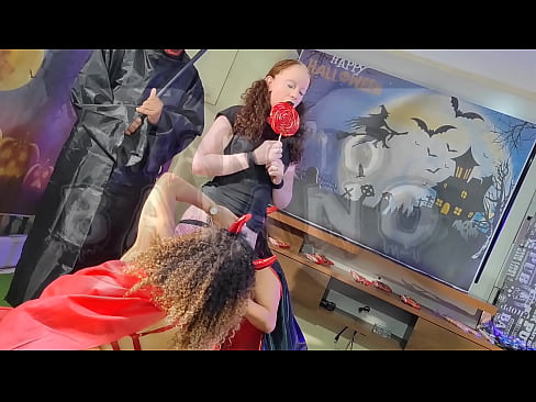 night halloween lots of sex between werewolf orphan devils vampires and superheroes