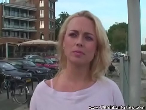 Dutch Blonde In Lingerie Fuck