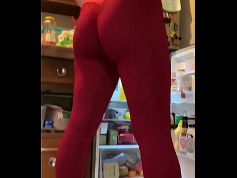 Wives ass in yoga pants