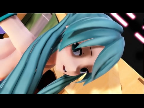 MMD Miku Hatsune having sex in a restaurant