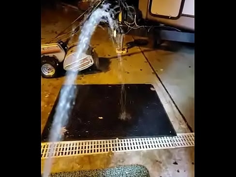 Peeing in the rain